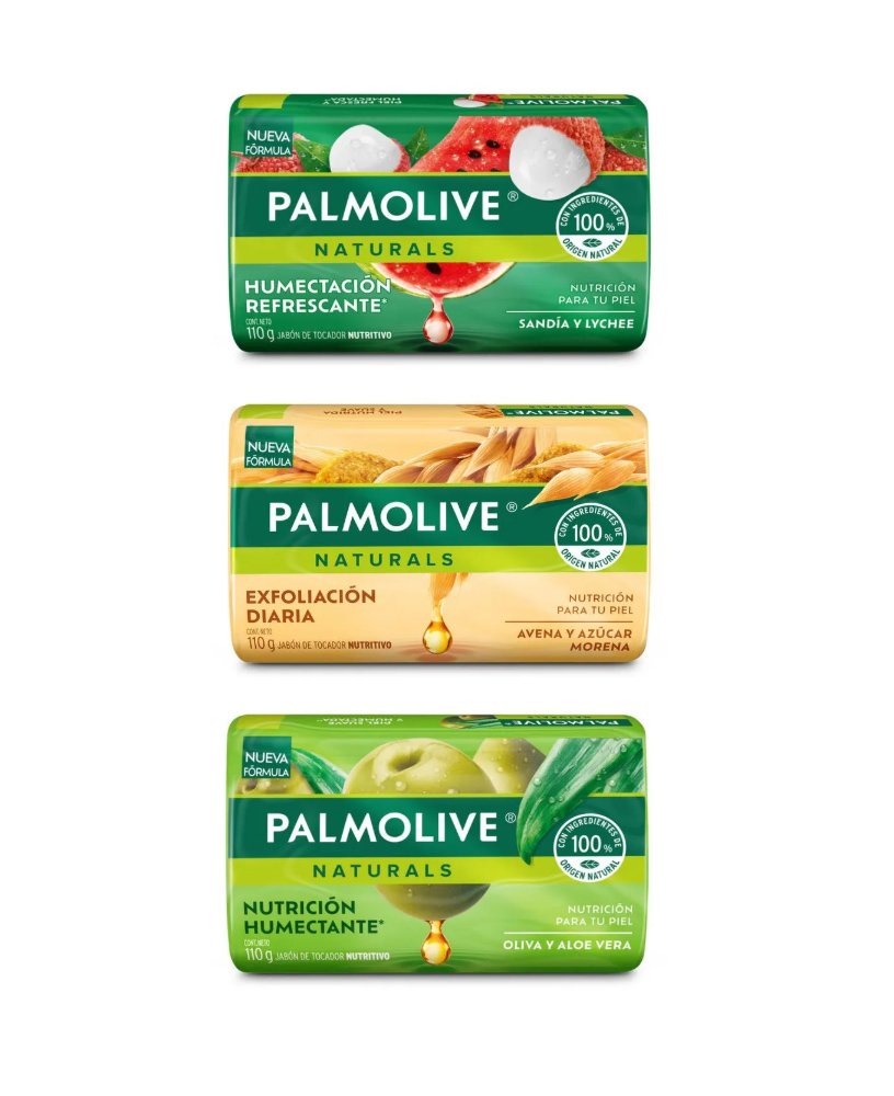 JABON PALMOLIVE 110 G X 1 UND 7509546683652 7509546677019 7509546676982 7509546677002 7509546676951 7509546676920
